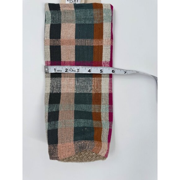 Lucky Textiles Wine bags Plaid & Abstract Designs Cotton/Woven Material - Picture 8 of 12